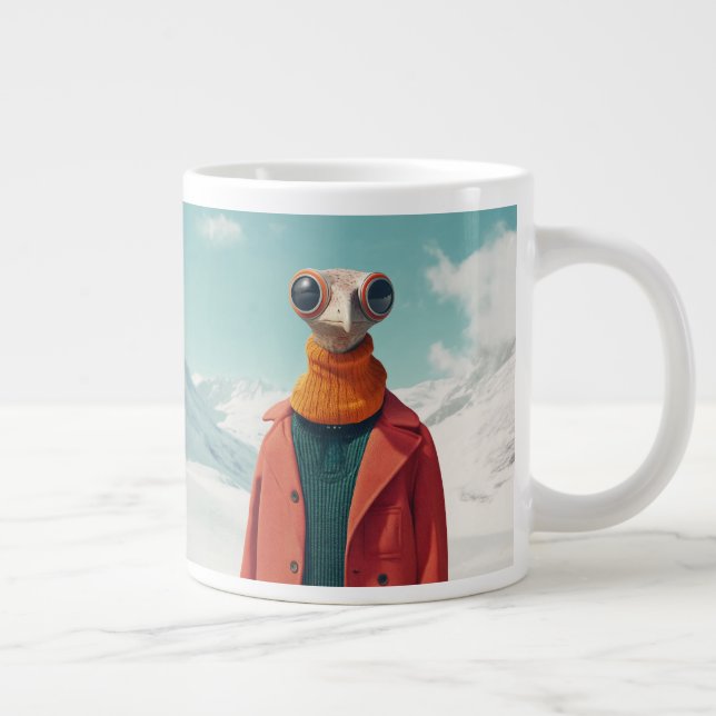 Caneca De Café Grande O Aventurador Na moda Aviano (Direita)