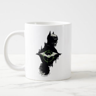 Caneca De Café Grande O Batman E O Gráfico De Caracteres Duplos Do Riddl