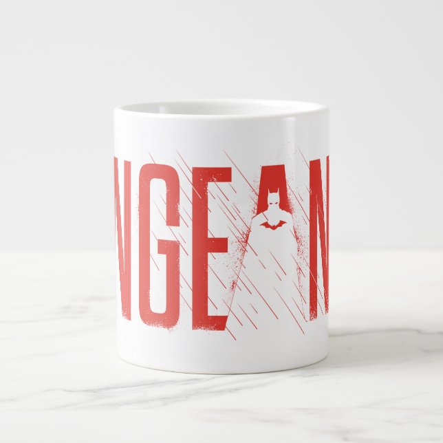 Caneca De Café Grande O Batman Vengeance Silhouette (Frente)