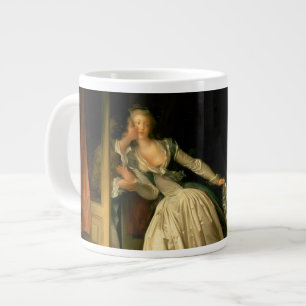 Caneca De Café Grande O Beijo Roubado Fragonard