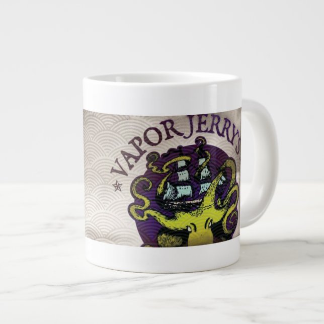 Caneca De Café Grande O Big Mug do Vapor Jerry (Frente Esquerda)