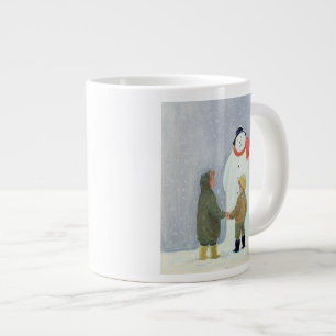 Caneca De Café Grande O boneco de neve