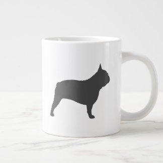 Caneca De Café Grande O Bulldog Francês Silhouettes Frenchie Dogs