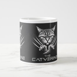 Caneca De Café Grande O Catverine Halloween Themed