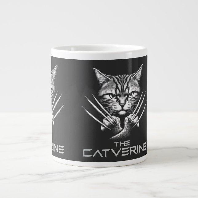 Caneca De Café Grande O Catverine Halloween Themed (Frente)