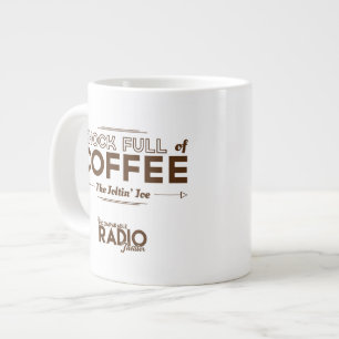 Caneca De Café Grande O Cheio do café da economia tomou Mug