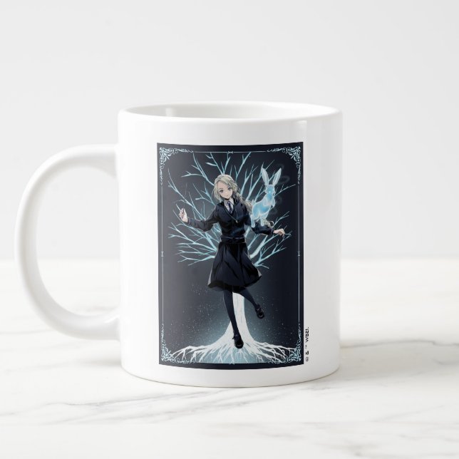 Caneca De Café Grande O Coelho da Anime Luna Lovegood Patronus (Esquerda)