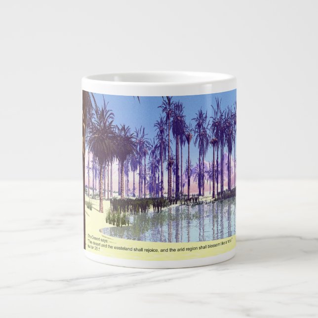 Caneca De Café Grande O Deserto (Frente)