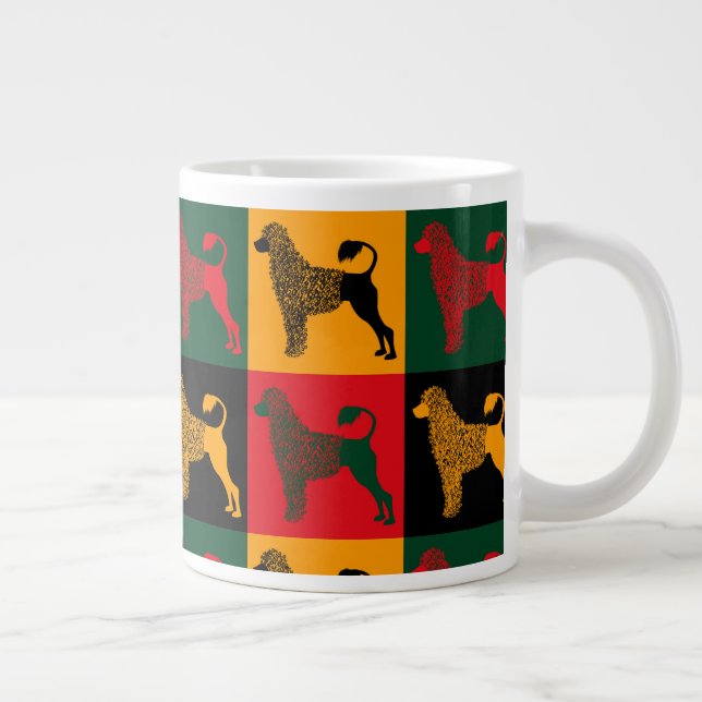 Caneca De Café Grande O esperto cão-d'água português (Direita)