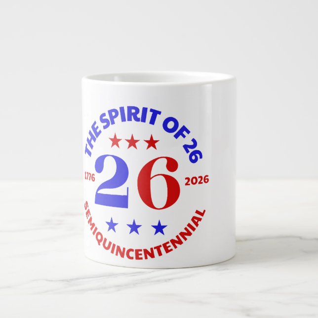 CANECA DE CAFÉ GRANDE O ESPÍRITO DE 26 - SEMIQUINCENTENÁRIO (Frente)