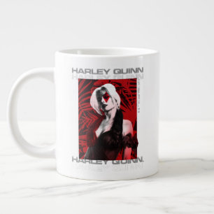 Caneca De Café Grande O Esquadrão Suicida   Harley Quinn Red Fern Retrat