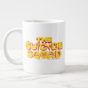 Caneca De Café Grande O Esquadrão Suicida   Logotipo do ícone de carac