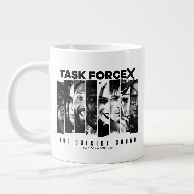 Caneca De Café Grande O Esquadrão Suicida | Task Force X (Esquerda)