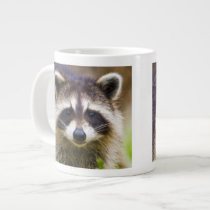 Caneca De Café Grande O guaxinim, Procyon lotor