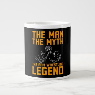 Caneca De Café Grande O Homem A Lenda Da Luta Do Braço Do Mito