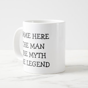Caneca De Café Grande O Homem O Mito A Legenda Personalizada
