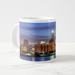 Caneca De Café Grande O horizonte de Chicago do Planetário Adler