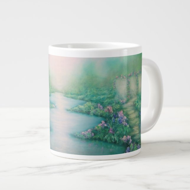 Caneca De Café Grande O Jardim da Paz 2011 (Frente Esquerda)