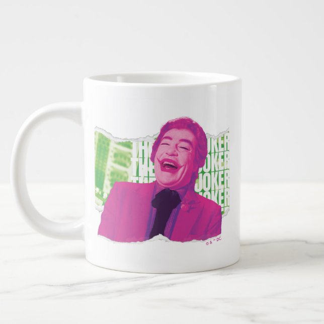 Caneca De Café Grande O Joker Scrapbook Laugh (Esquerda)