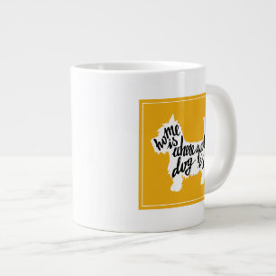 Caneca De Café Grande O Lar É Onde O Seu Cão Está