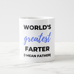 Caneca De Café Grande O Maior Pé-de-Cabra do Mundo Quer Dizer Pai bl