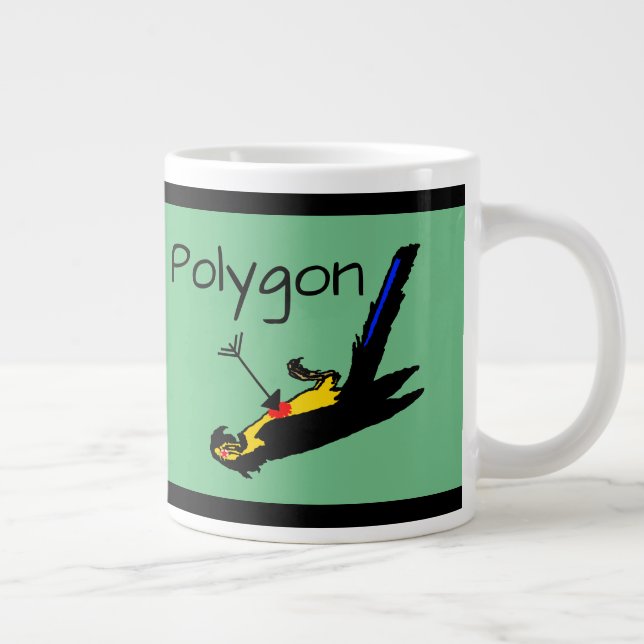 Caneca De Café Grande O Maior Professor de Matemática do Mundo Engraçado (Direita)