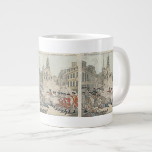 Caneca De Café Grande O Massacre Sangrento - Paul Revere (1770)