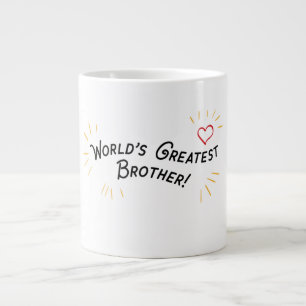 Caneca De Café Grande O melhor irmão do mundo!