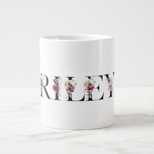 Caneca De Café Grande O nome da Riley. Chamo-me Riley.