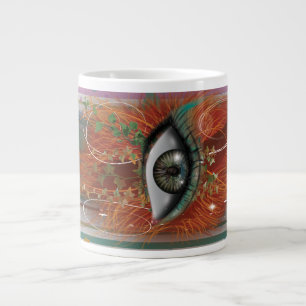 Caneca De Café Grande O Olho de Nikole