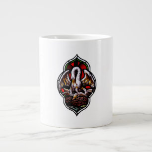 Caneca De Café Grande O Pelicano em Sua Piedade Símbolo Eucarístico