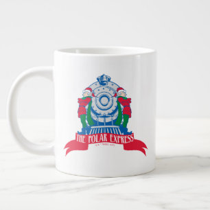 Caneca De Café Grande O Polar Express   Elfos De Comboio