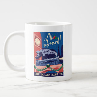 Caneca De Café Grande O Polar Express - Tudo A Bordo!