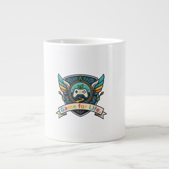 Caneca De Café Grande ''O presente para o melhor amigo e amante de jogos (Frente)