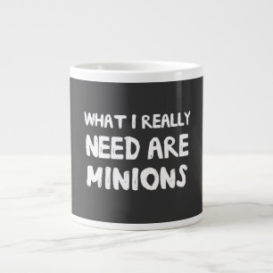 Caneca De Café Grande O Que Eu Realmente Preciso São Miniações