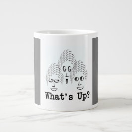 Caneca De Café Grande O que se passa?