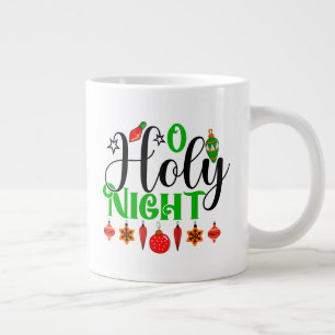 Caneca De Café Grande O Santa Noite