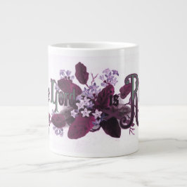 Caneca De Café Grande "O Senhor é o Risen" Páscoa Vintage