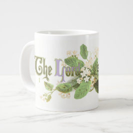 Caneca De Café Grande "O Senhor Ressuscitou" Arte Vintage de Páscoa natu