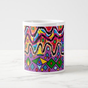 CANECA DE CAFÉ GRANDE O SUPORTE À ARTE AMA UM ARTISTA PARA SEMPRE