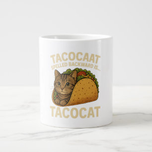 CANECA DE CAFÉ GRANDE O TACOCAT VOLTOU PARA TRÁS É...