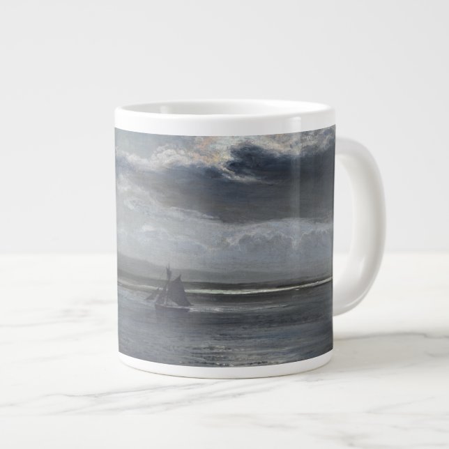 Caneca De Café Grande O Traeth Mawr, Luar (Frente Esquerda)