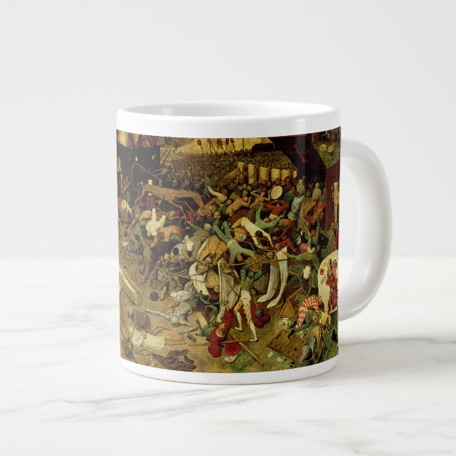 Caneca De Café Grande O triunfo da morte, c.1562 (óleo no painel) (Frente Esquerda)