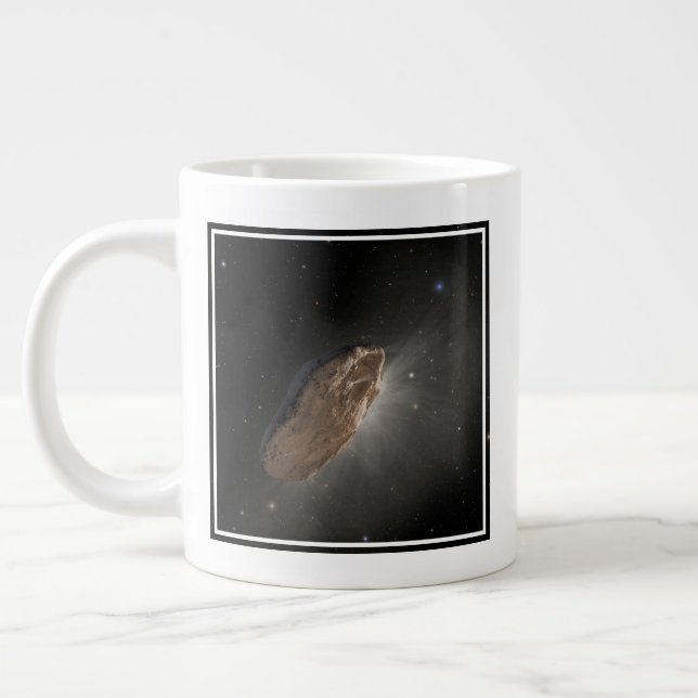 Caneca De Café Grande O Wayward Interstellar Object Oumuamua. (Esquerda)