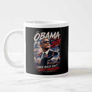 Caneca De Café Grande Obama 2020 Já que as Regras Não Existem Mais