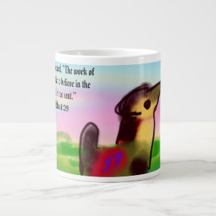Caneca De Café Grande obra de Jesus