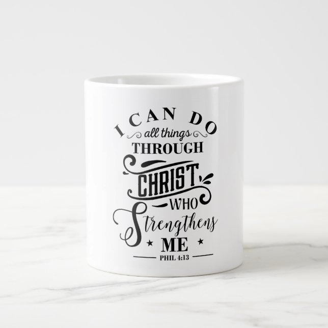 Caneca De Café Grande Obrigados - Jumbo Mug (Frente)