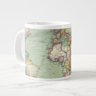Caneca De Café Grande Oceano Índico, Oceano Atlântico