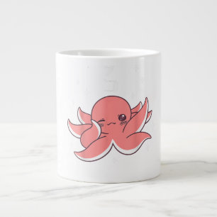 Caneca De Café Grande Octopus Dabbing Japonês Kawaii Cute Engraçado