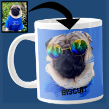 Óculos de Sol de Pug Divertidos e Únicos Presente